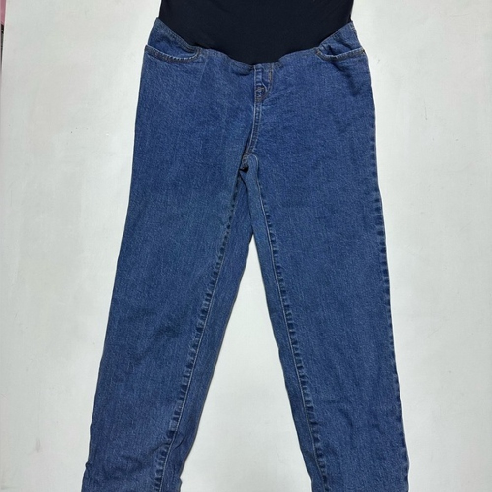 Isabel Maternity High Rise Blue Jeans